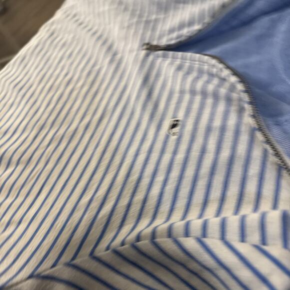 Vineyard Vines Men’s Medium Stripe Quarter Zip Saltwater - Picture 8 of 10